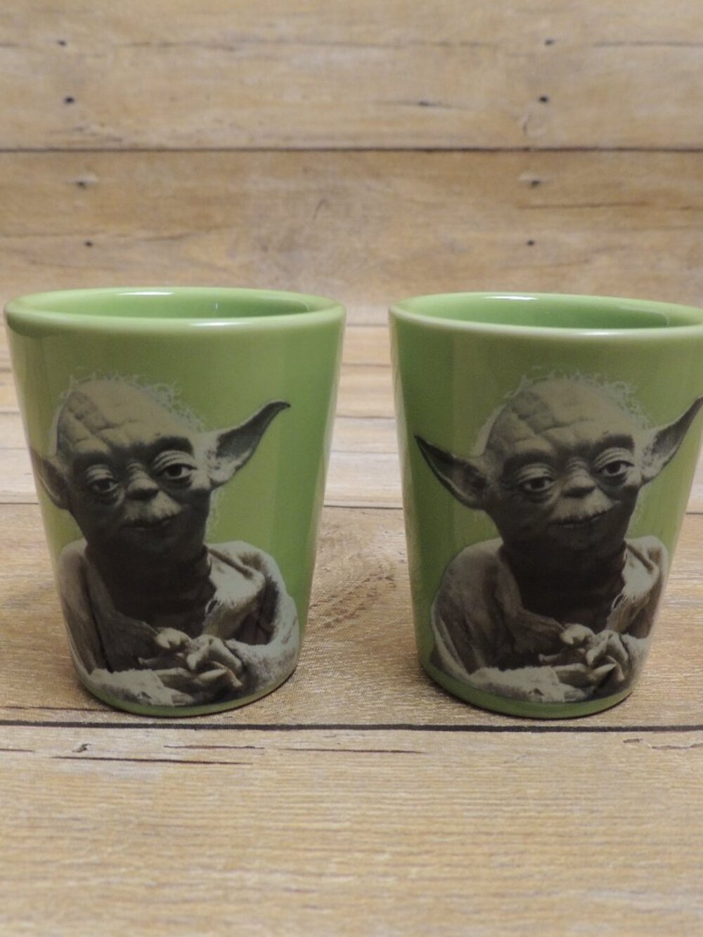 Star Wars Yoda May The Force Be With You 2014 Shot Glasses Set of 2